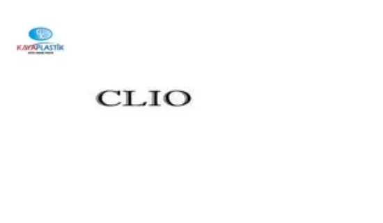 Arka yazı clıo ııı clıo büyük harfle yazılı olan kaya plastık 7700826549 resmi