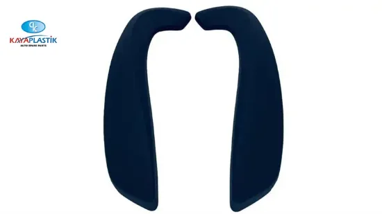 Kapı iç kolçak kapak takım r-l siyah fluence-megane 3 kaya plastık 809540001r/ 809600007r resmi