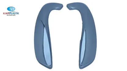 Kapı iç kolçak kapak takım r-l krom fluence-megane 3 kaya plastık 809540011r/ 809600017r resmi