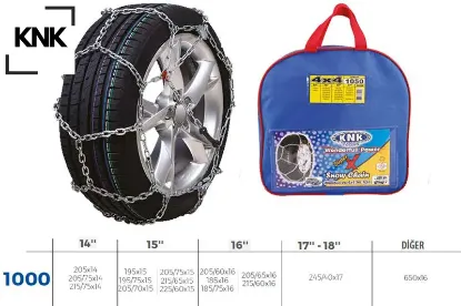 Patinaj zinciri 4x4 - minibüs ve hafif tic.araç zincir ebatları için resime bakınız knk  resmi
