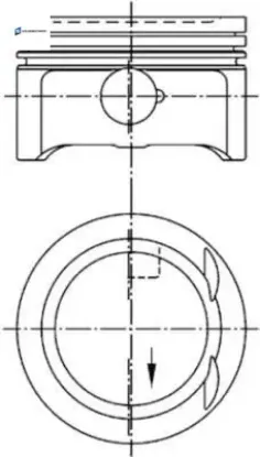 Pıston segman std 90.91mm m111 w202 c208 w210 r170 kolbensmıtch a1110302818/ 0010600 resmi
