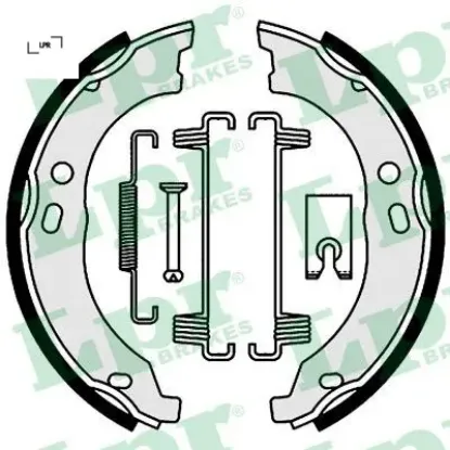 El fren pabuç balata ducato 06 >11 >jumper 2.2hdi 3.0hdi 06 >11 >boxer 2.2 3.0hdı 06 >11 > 172x42 lpr 77364023/ 4241.N5/ 4241n5 resmi