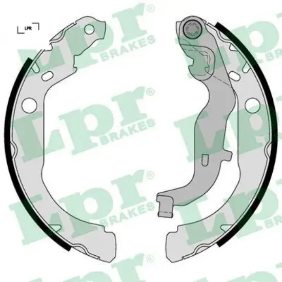 Arka pabuç balata dacıa duster 1.5 dci-1.6-1.6 16v 4x4 228.6x42 lpr 440607493r/ 440605238r/ 440607862r resmi