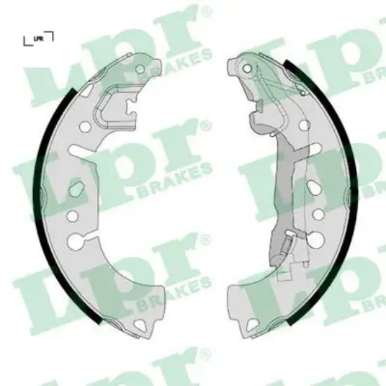 Arka pabuçlı fren balatası fıat egea 15> 500 l 12> fıorıno 14> 0.9 1.3d mtj 1.4 1.6d mtj lpr 77367099 resmi