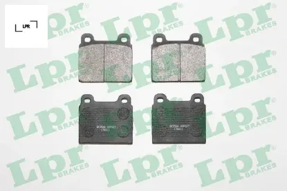 Fren balatası on mercedes w108 w109 w111 w112 w114 w115 r107 lpr a0014207720 resmi