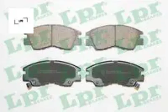 Ön fren balata l200 2.5l 4d55 4d56 8v k14t 4x2 4x4 86-98 / l300 2.5l 4d56 8v p15v panelv an 86-> lpr mb500816/ mr389523/ mb699087 resmi