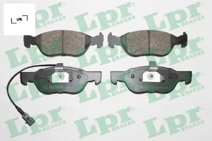 Ön fren balatası fıat brava-bravo 95>02 marea 96>02 punto 00> fişli lpr 77362090/ 9949048/ 77362186 resmi