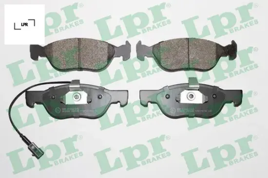 Ön fren balatası fıat brava-bravo 95>02 marea 96>02 punto 00> fişli lpr 77362090/ 9949048/ 77362186 resmi