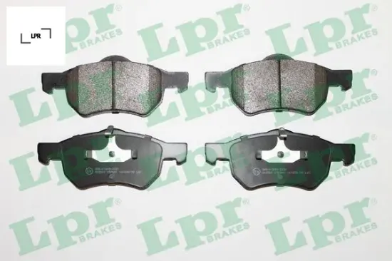 Ön balata dodge caravan ııı 3.3 awd-3.8 t 00-07 voyager ııı 2.4-2.5crd 2.8crdi 3.3 00 12.08 lpr 05072216aa/ 5072216aa/ 5072215aa resmi