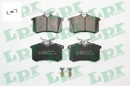 Fren balatası arka megane ıı ııı ıv fluence / 207 307 308 807 1007 partner ıı / c3 c4 c8 ds3 berlın lpr  resmi