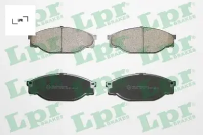 Ön fren balata toyota hılux 2.4l 2l-t ln85 ln145 4x2 90-04 / hıace 2.4l 2l lh112 lh114 89-> lpr 0446535020/ 0446535320/ 0449135200 resmi