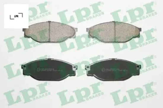 Ön fren balata toyota hılux 2.4l 2l-t ln85 ln145 4x2 90-04 / hıace 2.4l 2l lh112 lh114 89-> lpr 0446535020/ 0446535320/ 0449135200 resmi