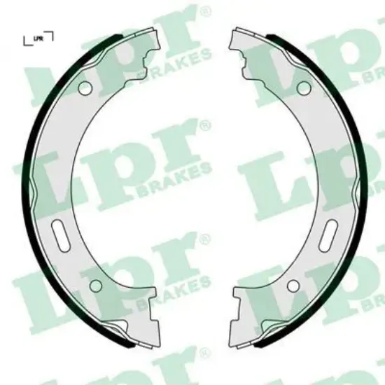 Arka papuç balata jeep commander 3.7 v6 4x4-4.7 v8 4x4 05-10 lpr 05086930aa/ 05086930ab/ 5086930ab resmi