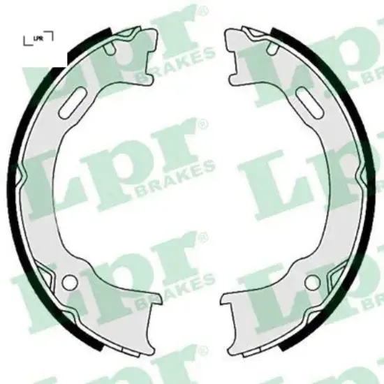 Fren balatası arka kampana 2.4-2.5-3.7 grand cherokee/jeep/wrangler/chrysler 02> lpr 05093390aa/ k04762114/ yw7z2n712aa resmi