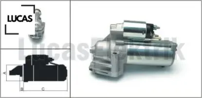 Mars motoru 12v 1.8kw 19 dıs transıt v184 2.0 2.4 dı 01 06 mondeo ııı 2.0 tdcı 01 07 jaguar x-type ı lucas yc1u11000af/ 1s7u11000ba/ 4878768 resmi