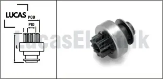 Marş dişlisi 10 diş 1209 astra f-corsa b-vectra a-b-tıgra-ascona-omega-206-307-partner- berlıngo-r9- lucas 186798/ 7701040831/ 90543810 resmi