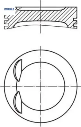 Pıston segman std 90.91mm mercedes m111 w202 c208 w210 r170 mahle a1110302818/ 0010600 resmi