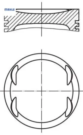 Motor piston segman std astra-corsa-merıva 1.4 z xep euro4 73.40 012pı00019100 mahle 5623230/ 5623229/ 55355069 resmi