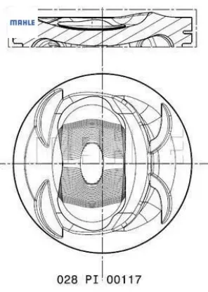 028pı00117002 pıston segman 76.51mm 050 golf 5-6-jetta 3-4-passat-1.4tsı-fsı blg bmy cava ctha 05 mahle 03c107065aq resmi