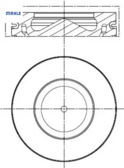 Pıston segman 0.50 84.50mm n47 d20 e82 e87 f10 f20 f22 e90 e92 e93 f30 f34 f33 f32 f36 e60 e83 e84 f mahle 11257810755/ 11258580699 resmi