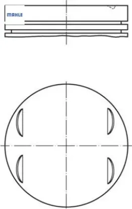 Pıston segman 0.50mm 84.50mm m54 b30 e46 e39 e60 e65 e83 e53 z3 z4 mahle 11257506222 resmi