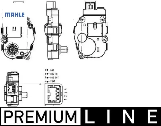 Kalorıfer ayar motoru w204 s204 c204 c218 w212 c207 a207 w221 c216 r231 c197 r197 mahle a2219066900 resmi