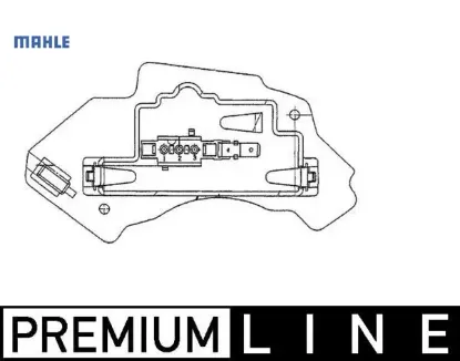 Klıma fan regulatoru e-class w210 s210 mahle a2108206110 resmi