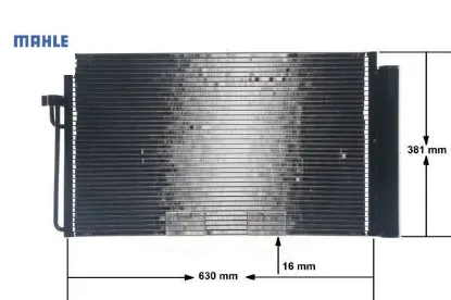 Klıma radyatoru e60 e65 m57 n57 n67 mahle 64538381362 resmi