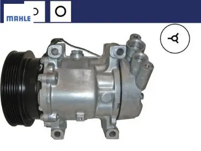 Klima kompresörü clıo ı ıı symbol 1.4-1.6 16v-1.5 dcı 01 kng 1.4-1.6 16v-1.5 dcı 97 125mm 6 kanal mahle 8200953358/ 7700273801/ 8200600117 resmi