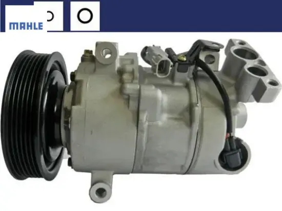 Klima kompresörü megane ııı 09 fluence 09 scenıc ııı 09 1.5dci 1.6 16v 12v 6 kanal 125mm mahle 8200939386/ 7711497392/ 8200716697 resmi