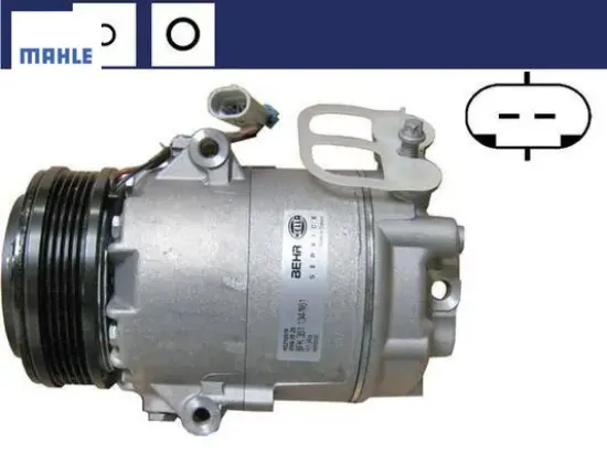 Klima kompresörü astra g 1.4-1.6-1.8 16v 02-09 corsa c 1.4-1.6-1.8 00 merıva 1.4 -1.6 16v 03-10 mahle 6854024/ 1854111/ 93176855/ 93168631 resmi