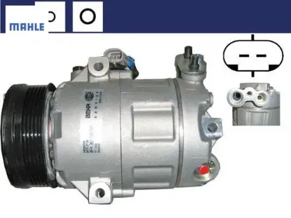 Klima kompresörü astra g 1.4 16v-1.6 16v-1.8 16v-2.0 16v 98-05 109mm mahle 1854102/ 1854092/ 1854140 resmi