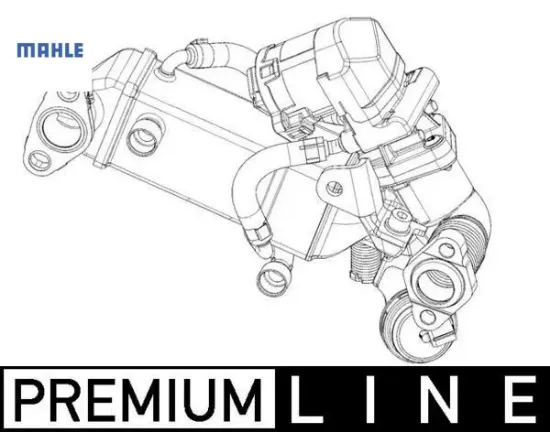 Egr valfı premıum lıne bmw e90 e91 f07 f10 e70 e71 mahle 11717805446 resmi