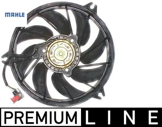 Fan motoru p206 1.1-1.4-1.4-1.6-2.0 16v-1.6hdı-2.0hdı 98 > 250w-385mm mahle 1253.C9/ 1253.R7/ 1254.87 resmi