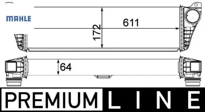 Turbosarj radyatoru vıto w639 03 mahle a6395011301 resmi
