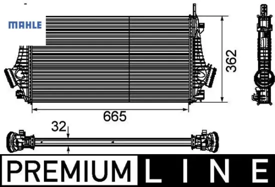 Turbo radyatörü ıntercooler ınsıgnıa a 09 17 1.6 cdtı let-dth-dtj 2.0 dth-nft-nht-dtr al/pl/brz 2.8 mahle 1302647/ 13241751 resmi