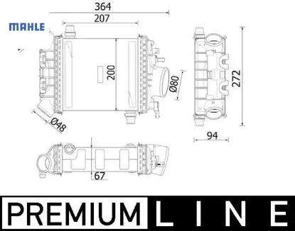 Turbosarj radyatoru w205 w212 w213 w166 w222 c217 mahle a2760900214 resmi