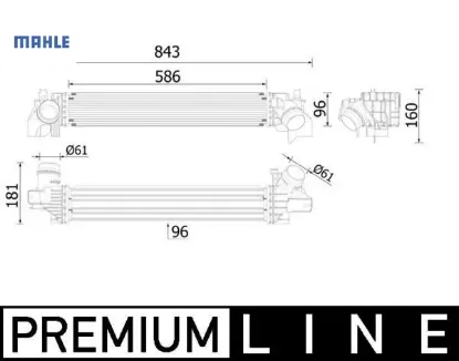 Turbosarj radyatoru f40 f52 f44 f45 f46 f48 f49 f39 . Mını f54 f55 f56 f57 f60 mahle 17517617597 resmi
