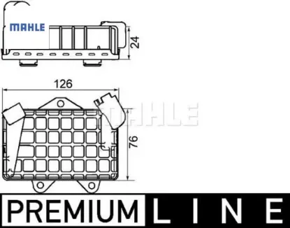 Yag sogutucusu om604 om605 om606 w202 w124 w210 mahle a6061800365 resmi