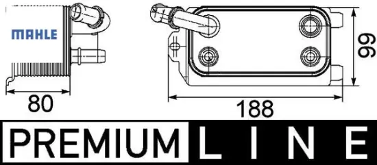 Yag sogutucu otomatık sanzıman fıesta vı 08 12 mondeo ıv 07 14 kuga 13 focus ııı 11 60 ıı s80 ıı v 6 mahle 30792231/  6g917a095ad/ lr002916 resmi