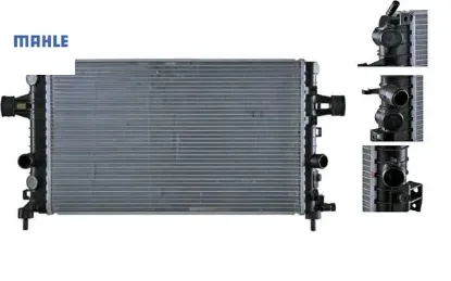 Radyatör astra h- zafıra 1.6-1.8 ac klimasız mek 600x368x18 mahle 13170110/ 1300266/ 13145211 resmi