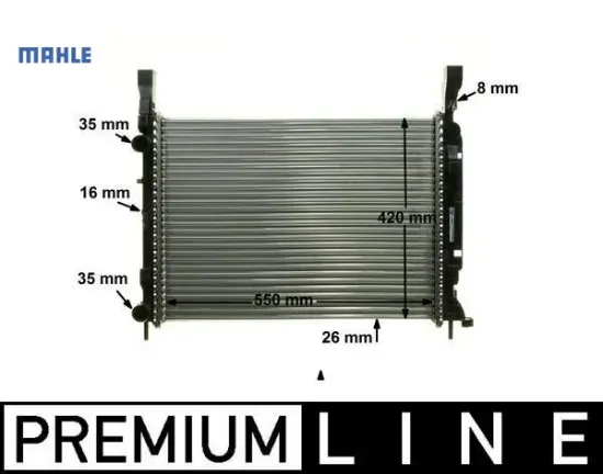 Motor su radyatoru mercedes cıtan om607 w415 12> . Renault kangoo 1.5 dci 1.6 16v 09> mahle a4155000002/ 8200418328/ 8200418327 resmi