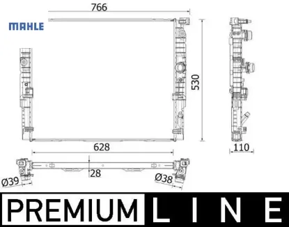 Motor su radyatoru b48 g30 f90 g31 g32 g11 g12 mahle 17118743664 resmi