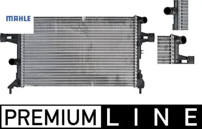 Radyatör astra g-zafıra 1.4 16v-1.6 16v-1.8 16v-2.0 16v-2.2 16v ac klimasız mekanik 600x375x26 mahle 93177121/ 9193265/ 1300214/ 1300257 resmi