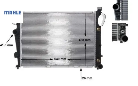 Motor su radyatoru mercedes s-class m112 m272 w220 98 05 mahle a2205002403 resmi