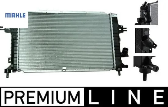 Radyatör astra h 1.3-1.7-1.9 cdti 04 > zafıra 1.7-1.9 cdtı 05 > ac klimasız-klimalı mek 599x368x26 mahle 13143570/ 1300269/ 13128925/ 1300271 resmi