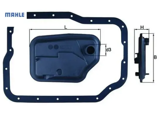 Otomatik şanzuman filtresi otomatik vites focus 98-05 mahle xs4p7b155ab/ xs4p7b155ac/ 5046305 resmi