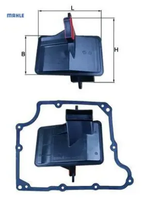 Otomatik şanzıman filitresi contası astra f-g 91 98 vectra a-b af20-af22 aw50-40 4 vites mahle 703303/ 90541934 resmi
