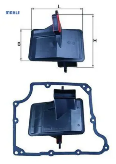 Otomatik şanzıman filitresi contası astra f-g 91 98 vectra a-b af20-af22 aw50-40 4 vites mahle 703303/ 90541934 resmi