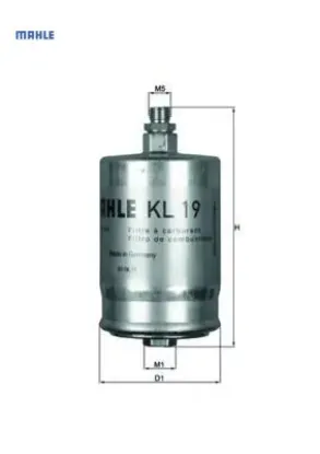 Yakıt fıltresı m102 m103 m104 w201 w124 w140 c140 r129 mahle a0024770601 resmi